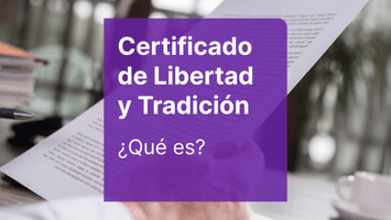 Certificado de Libertad y Tradición PACTOM