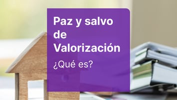 Certificado de Paz y Salvo Valorización